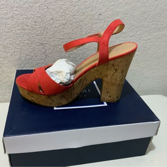 NWB KARRI BLU coral platform corked bottom, shoes size 9.5 - Picture 2 of 5